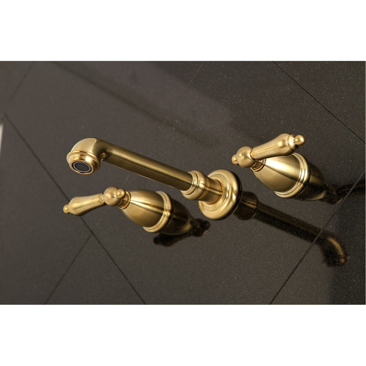 Kingston Brass English Country 8-Inch Center Wall Mount Roman Tub Filler