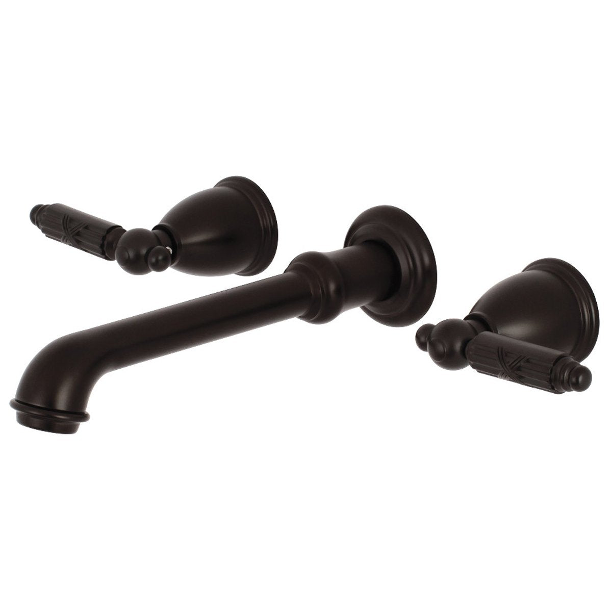 Kingston Brass Georgian 2-Handle Wall Mount Roman Tub Faucet