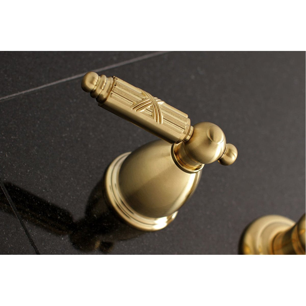 Kingston Brass Georgian 2-Handle Wall Mount Roman Tub Faucet