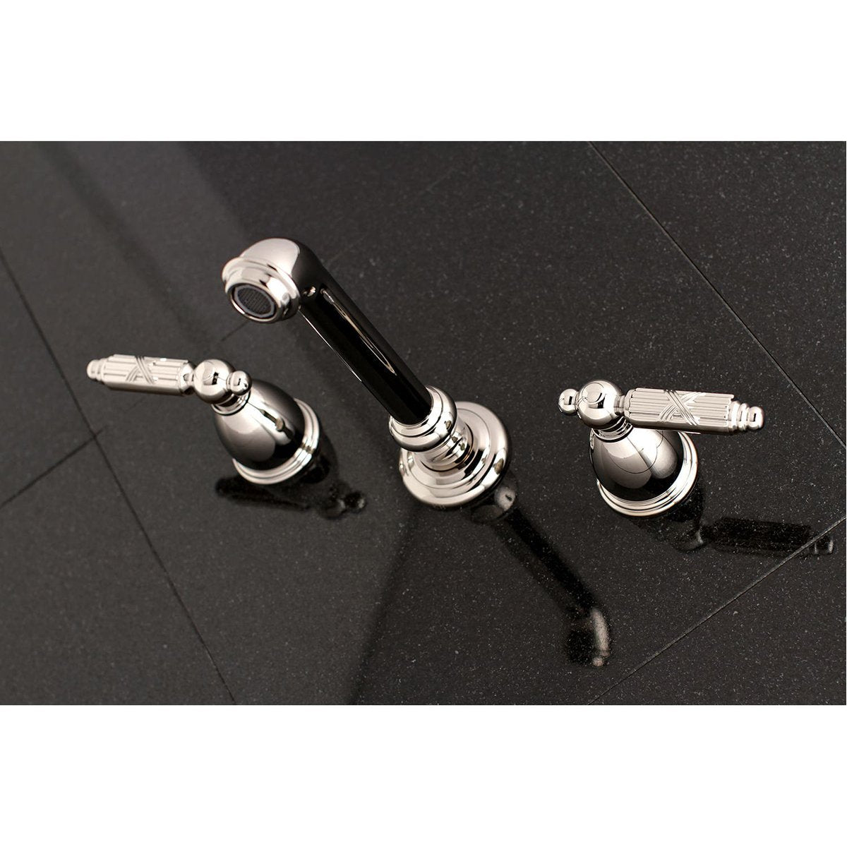 Kingston Brass Georgian 2-Handle Wall Mount Roman Tub Faucet