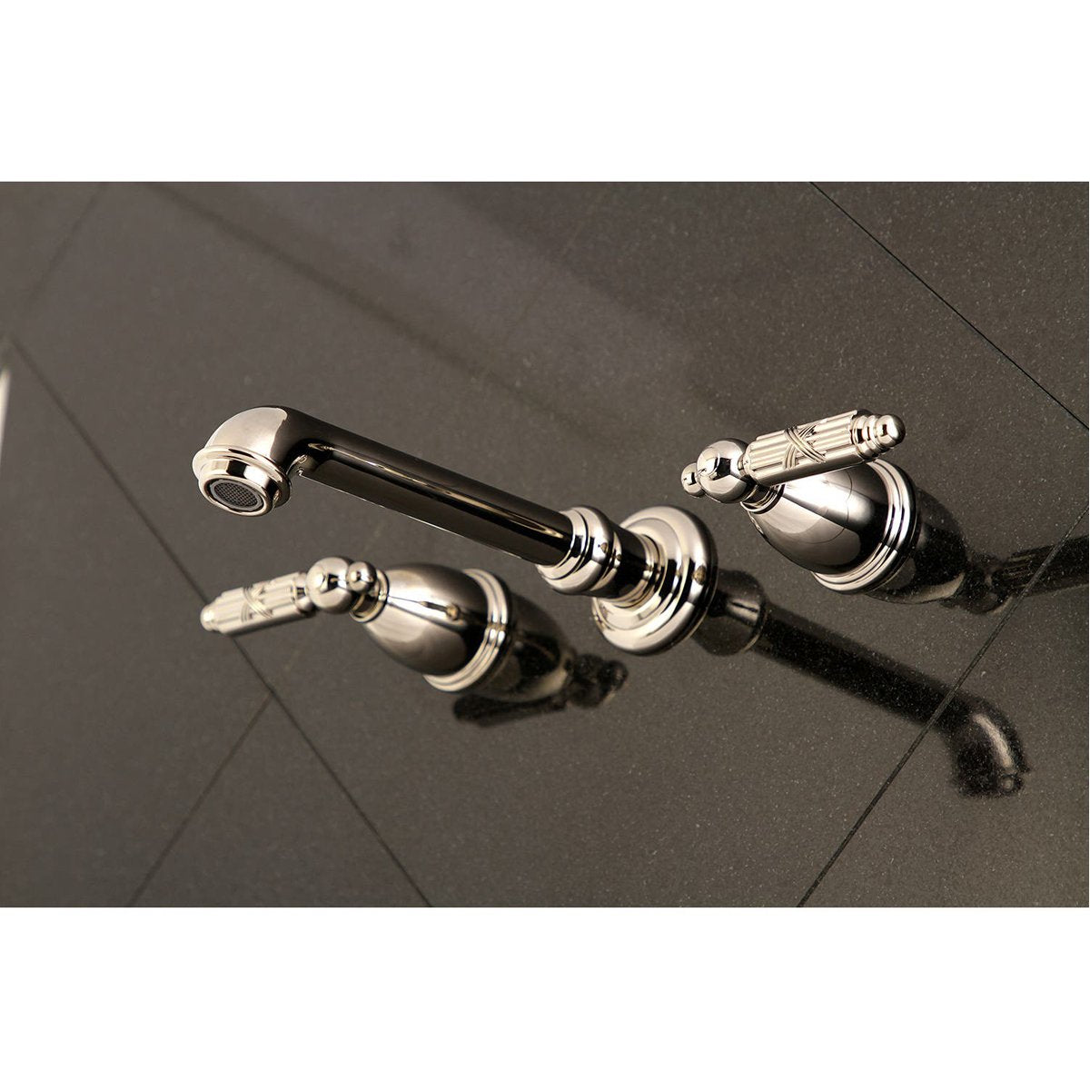 Kingston Brass Georgian 2-Handle Wall Mount Roman Tub Faucet