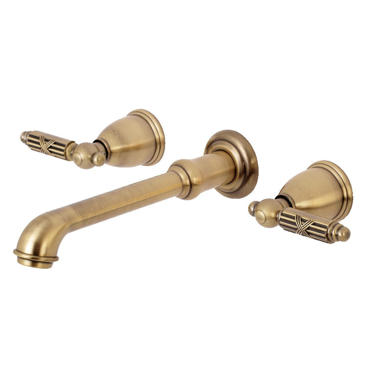 Kingston Brass Georgian 2-Handle Wall Mount Roman Tub Faucet