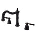 Kingston Brass Heritage 2-Handle Roman Tub Filler-DirectSinks