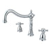 Kingston Brass Heritage Deck Mount Roman Tub Filler-DirectSinks