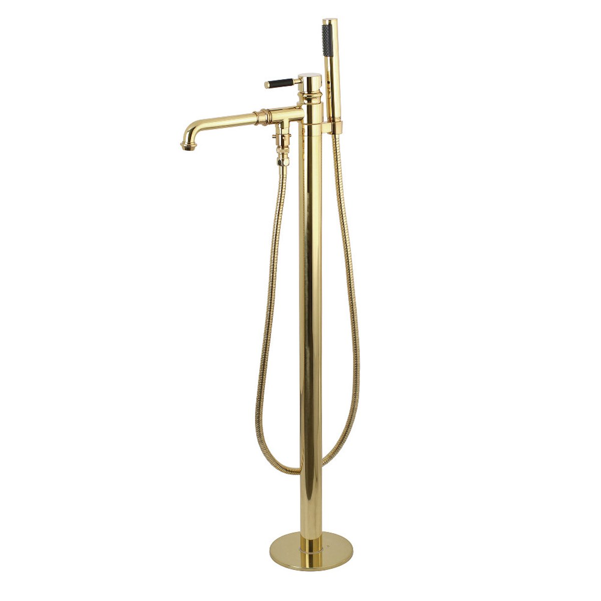Kingston Brass Kaiser Single Handle Freestanding Tub Faucet with Hand Shower