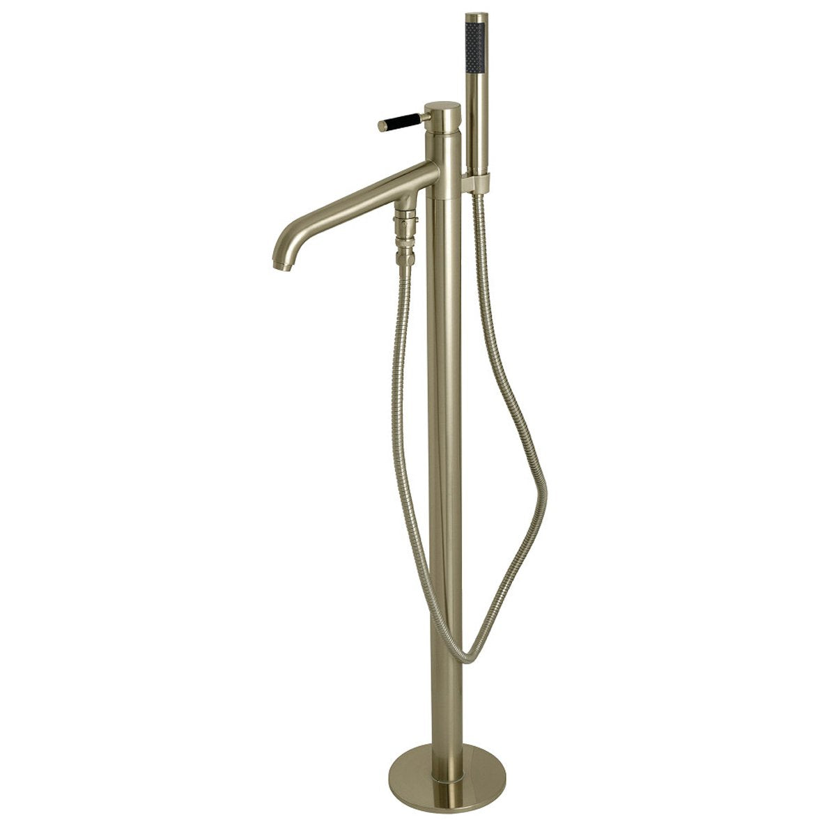Kingston Brass Kaiser Single Hole Single Handle Freestanding Tub Faucet with Hand Shower