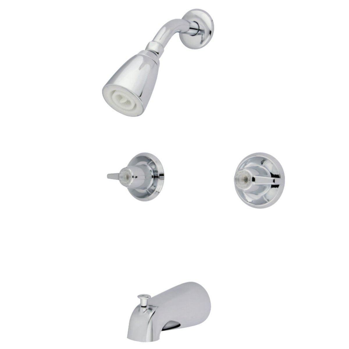 Kingston Brass KB140 Tub and Shower Faucet in Polished Chrome