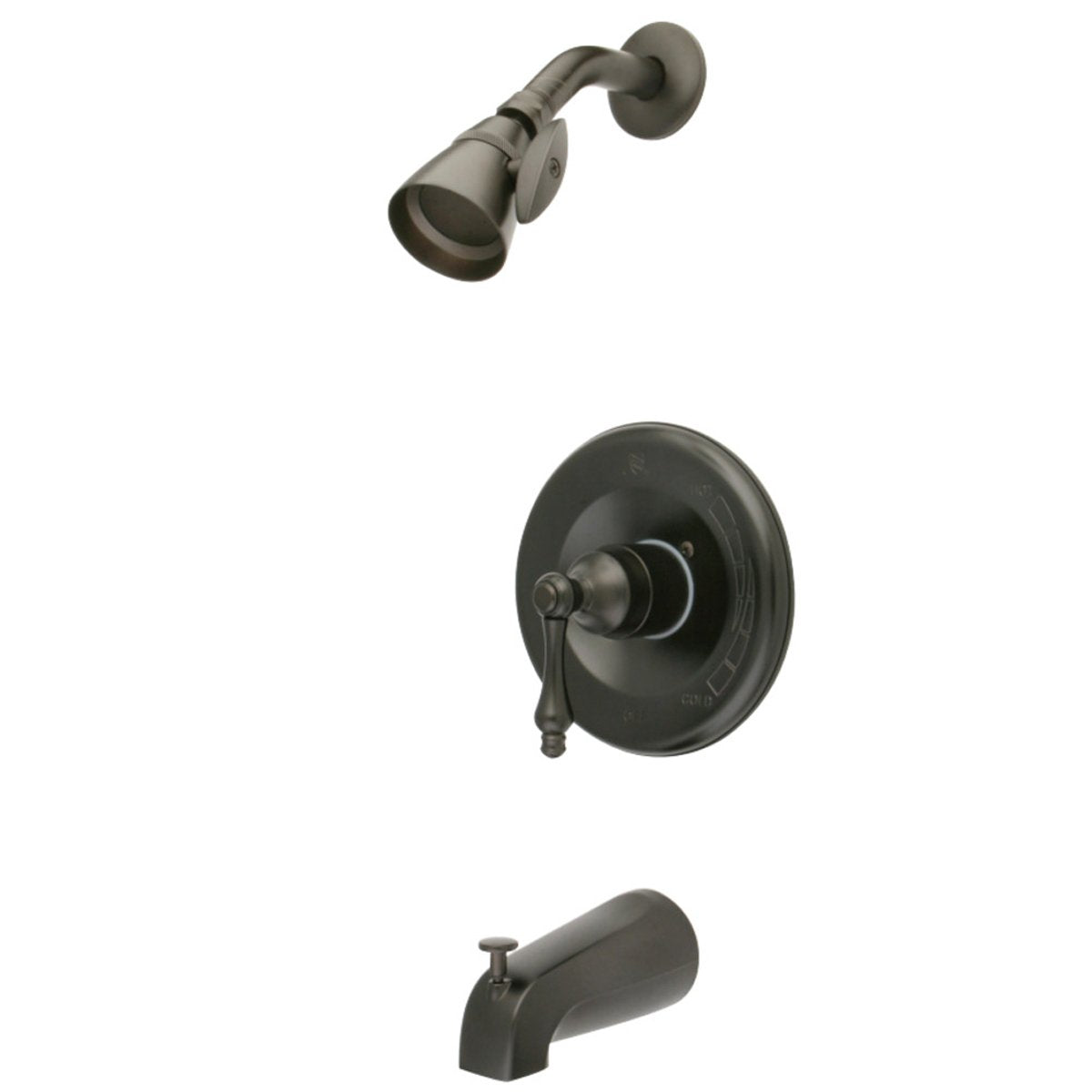 Kingston Brass KB1635AL Tub and Shower Faucet in Oil Rubbed Bronze