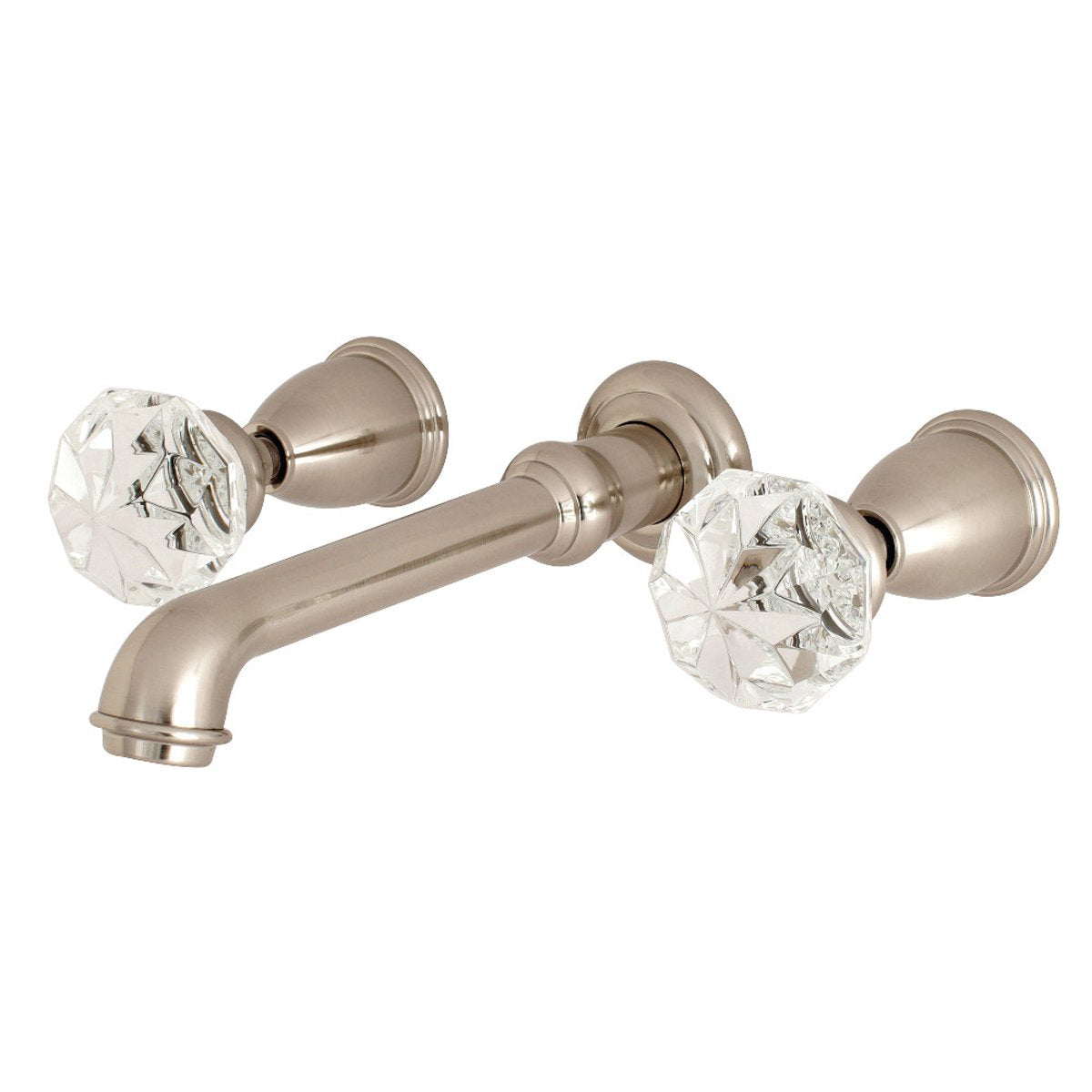 Kingston Brass Krystal Onyx Two-Handle Wall Mount Roman Tub Faucet