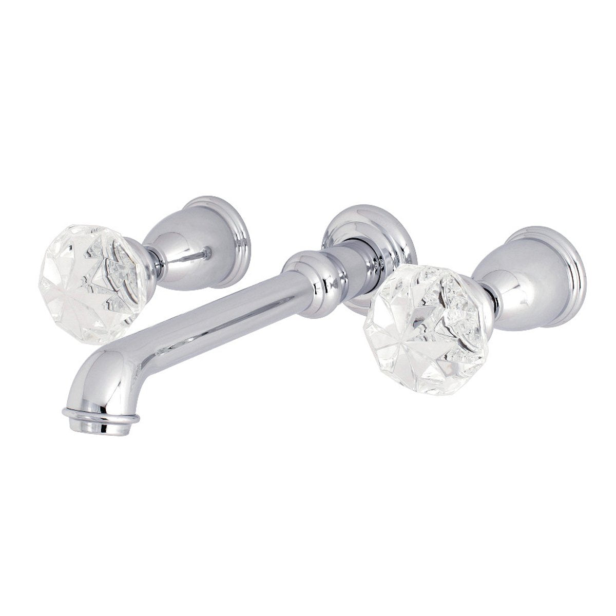 Kingston Brass Krystal Onyx Two-Handle Wall Mount Roman Tub Faucet