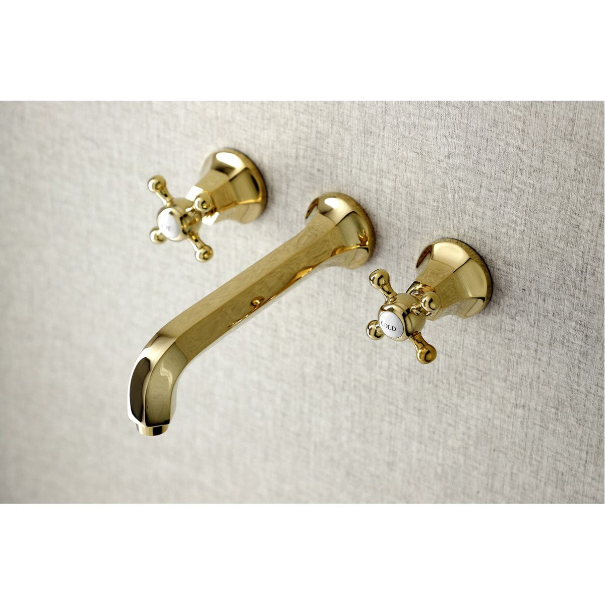 Kingston Brass Metropolitan Two Handles Wall Mount Tub Faucet
