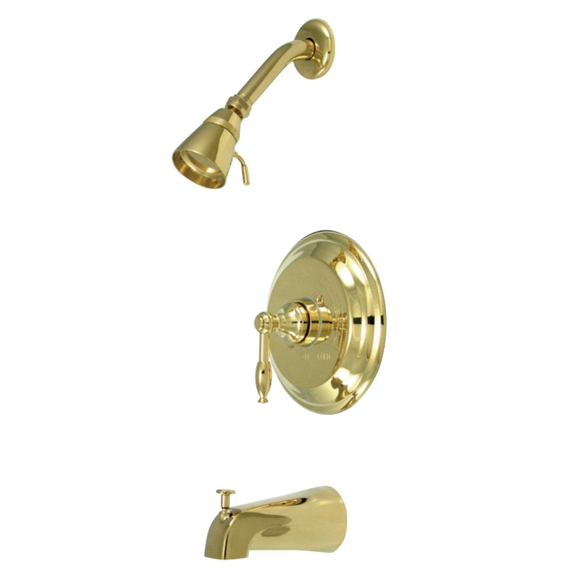 Kingston Brass Naples Tub and Shower Faucet