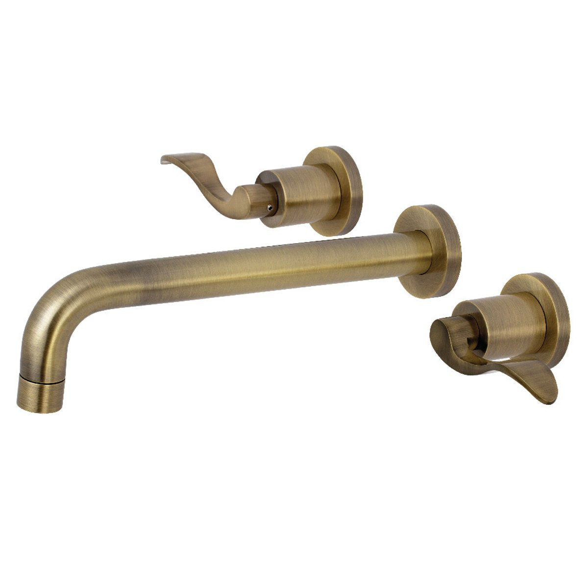 Kingston Brass NuWave 2-Handle Wall Mount Roman Tub Faucet