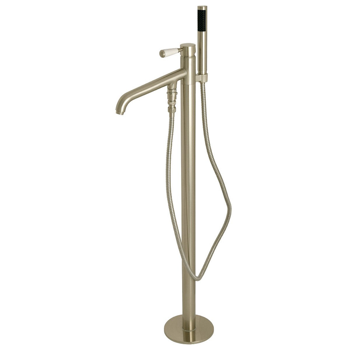 Kingston Brass Paris Single Hole Single Handle Freestanding Tub Faucet with Hand Shower