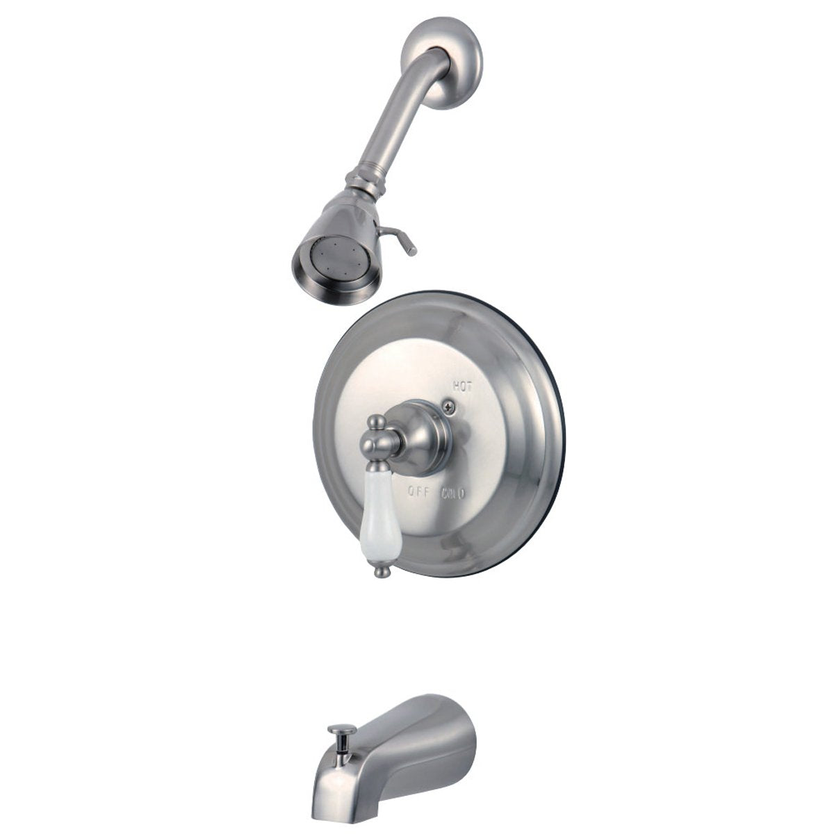 Kingston Brass Restoration 3-Hole Tub and Shower Faucet