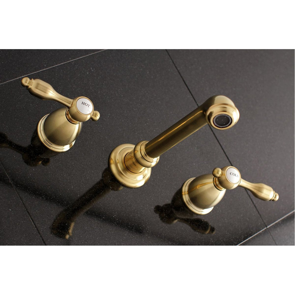 Kingston Brass Tudor 2-Handle Wall Mount Roman Tub Faucet