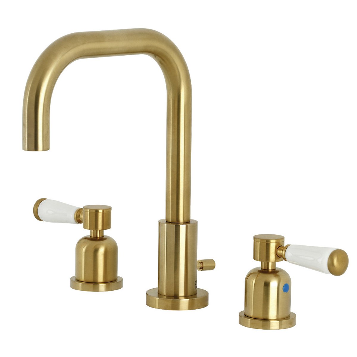 Kingston Brass Paris Widespread Bathroom Faucet with Brass Pop-Up