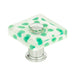 Emerald Polka Dot Glass Knob 1 1/2 Inch, Model number 3228-CH, Atlas Homewares