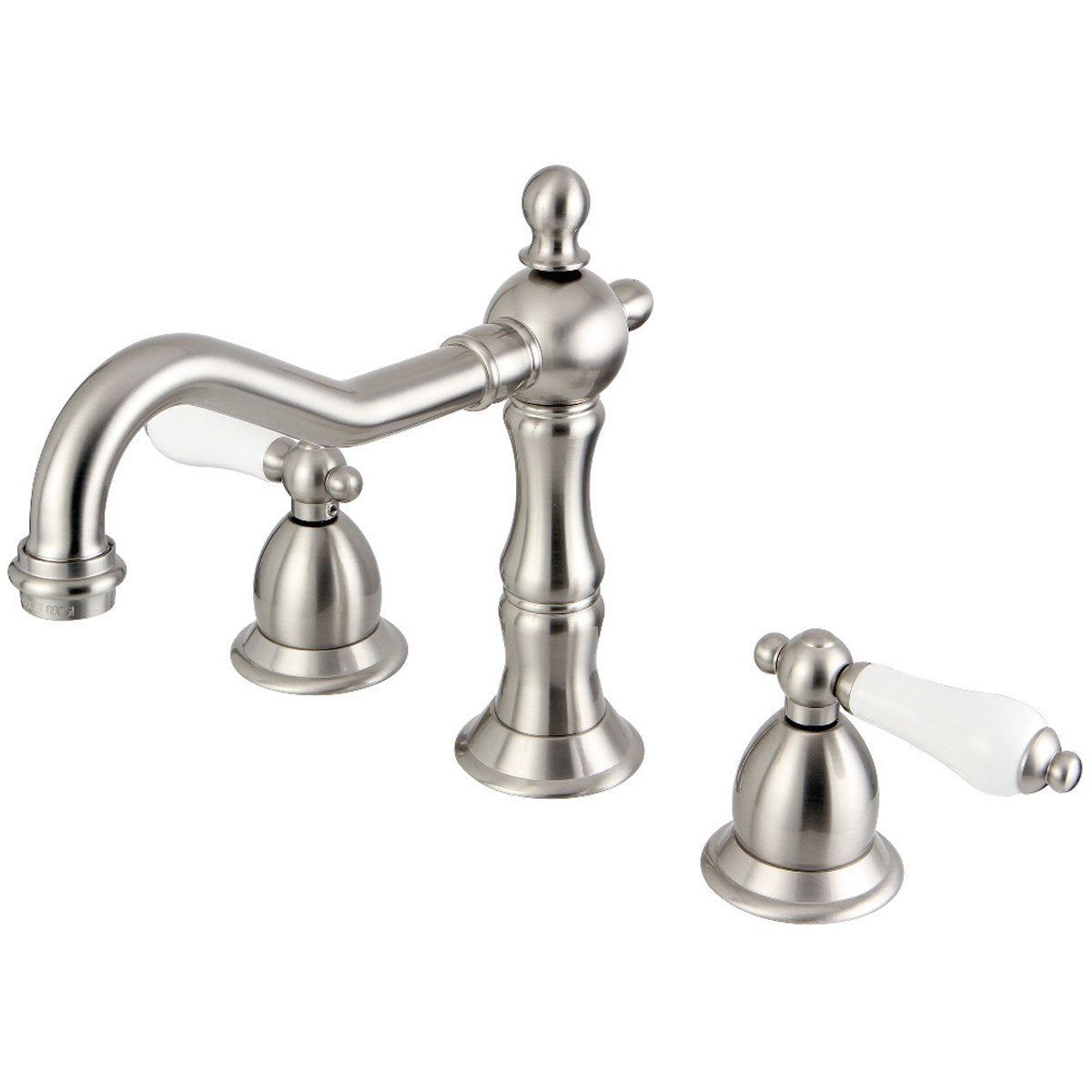 Kingston Brass Vintage Deck Mount 8 to 16-Inch 3-Hole Widespread Bathroom Faucet-DirectSinks