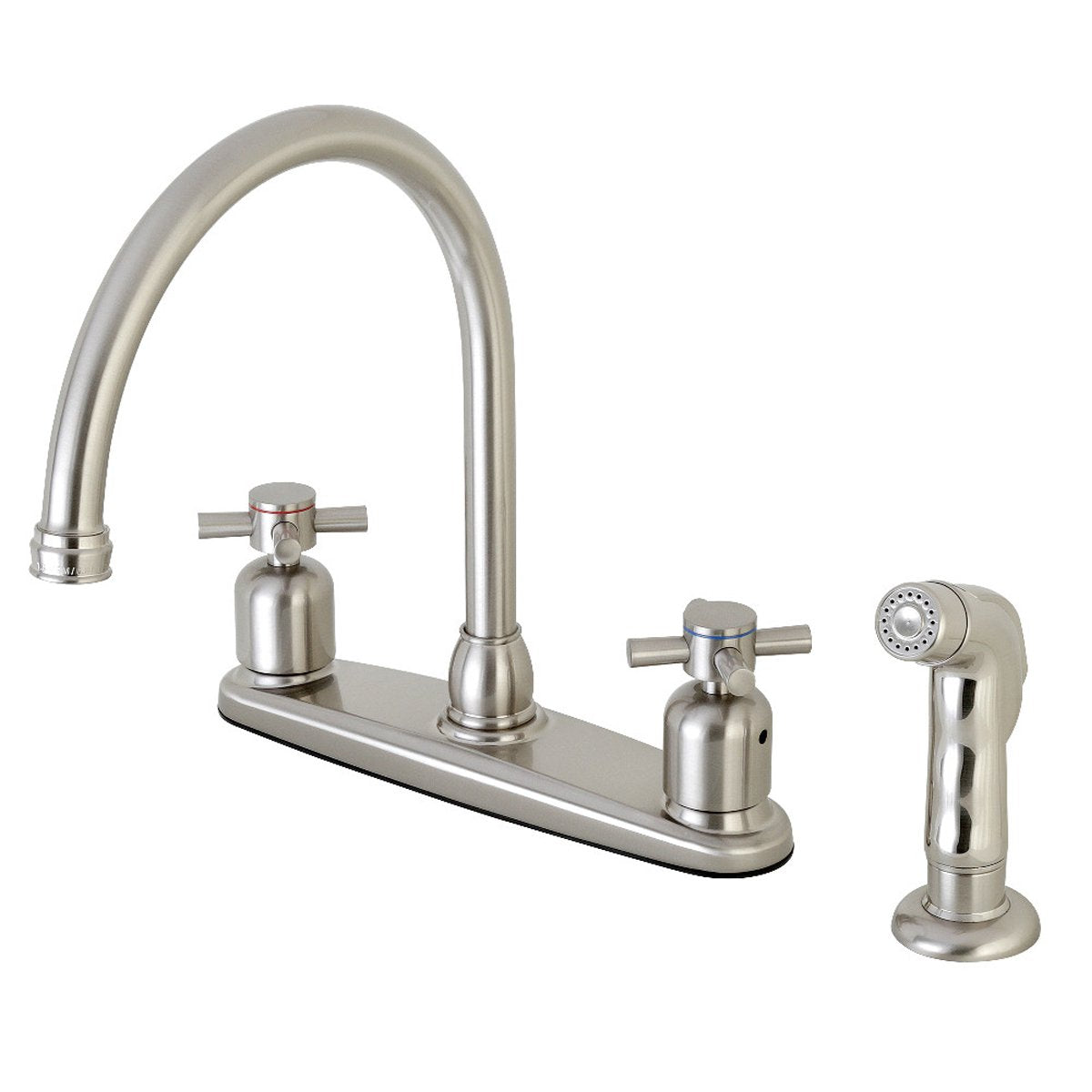 Kingston Brass Concord Deck Mount Centerset Kitchen Faucet