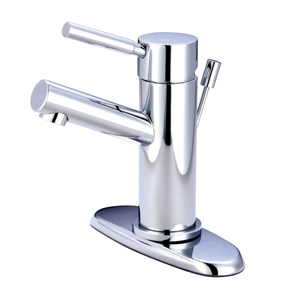 Kingston Brass Concord Single Handle 4" Centerset Lavatory Faucet with Brass Pop-up and Optional Deck Plate