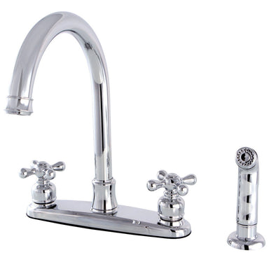 Kingston Brass Victorian Deck Mount Centerset Kitchen Faucet-DirectSinks
