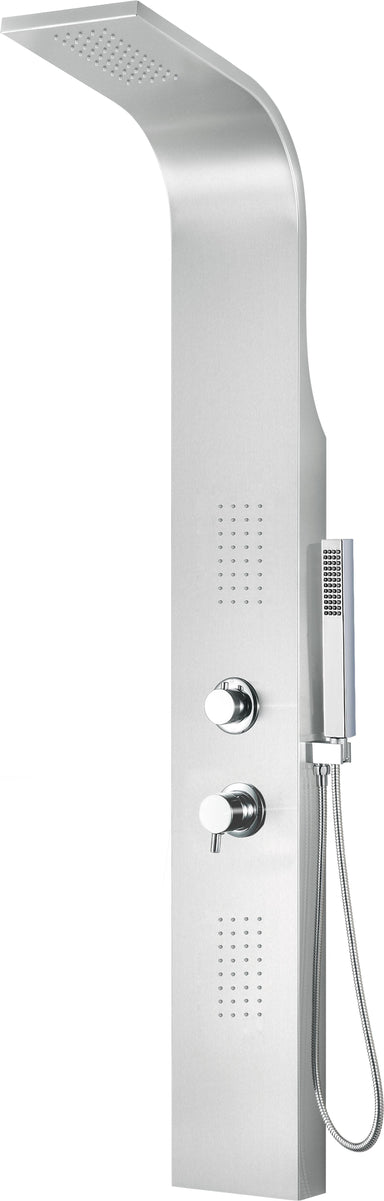 Alfi Brand ABSP20 Modern Stainless Steel Shower Panel with 2 Body Sprays-DirectSinks