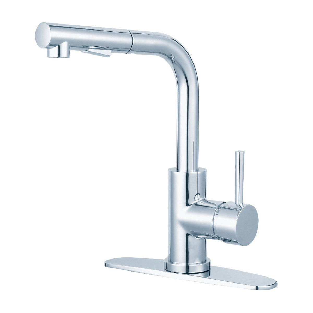 Kingston Brass Gourmetier Concord Single-Handle Kitchen Faucet with Pull-Out Sprayer