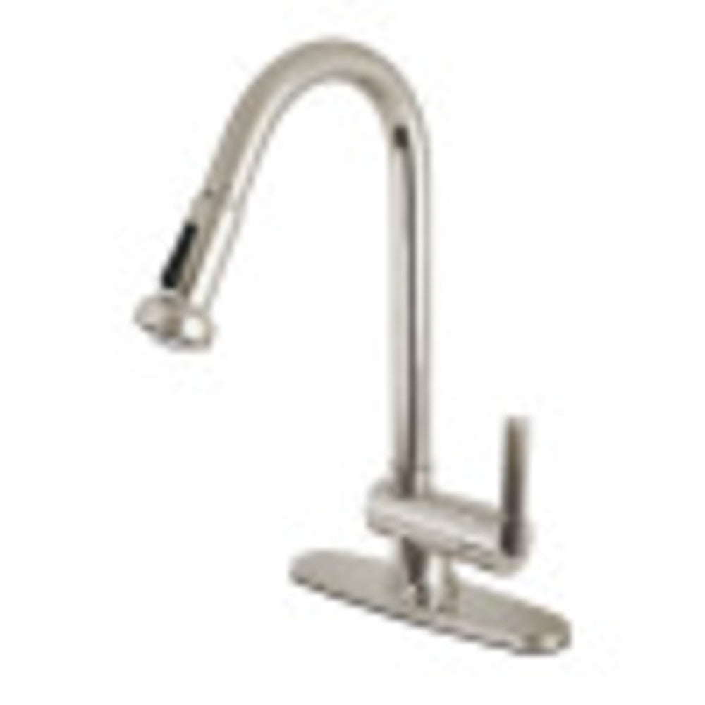 Kingston Brass Continental Pull-Down Kitchen Faucet