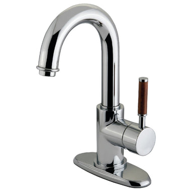 Kingston Brass KS8431DWL 4-Inch Centerset Bathroom Faucet in Polished Chrome-DirectSinks