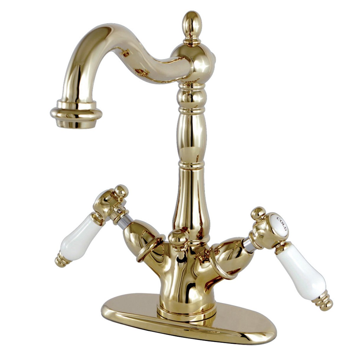 Kingston Brass Deck Mount 4" Centerset Bathroom Faucet