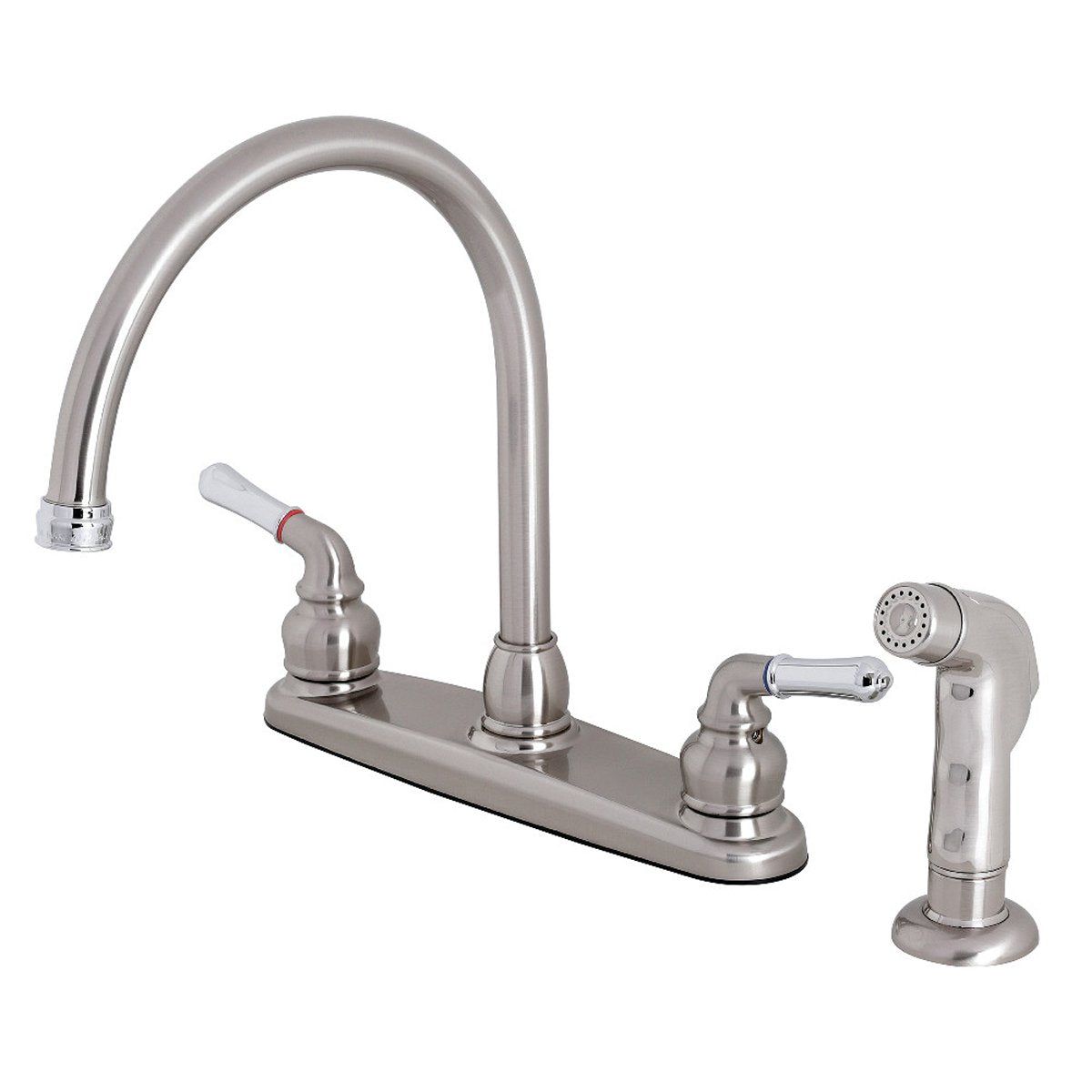 Kingston Brass Magellan 8-Inch Centerset Deck Mount Kitchen Faucet