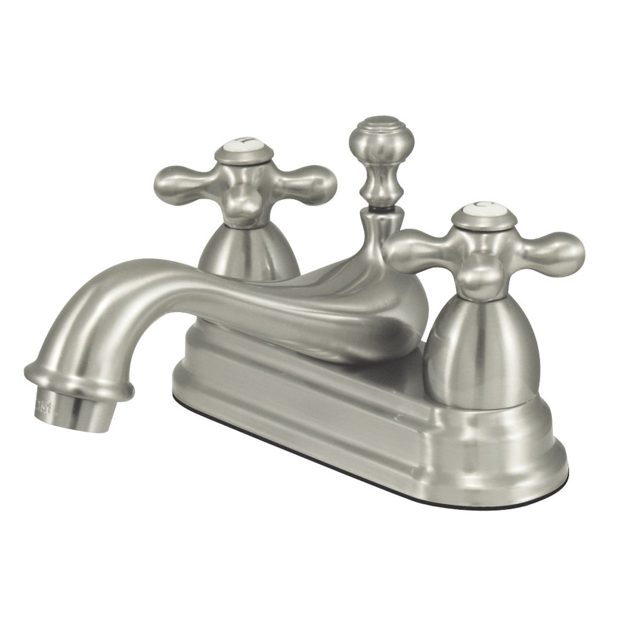 Kingston Brass Restoration Cross-Handle 4-Inch Centerset Bathroom Faucet