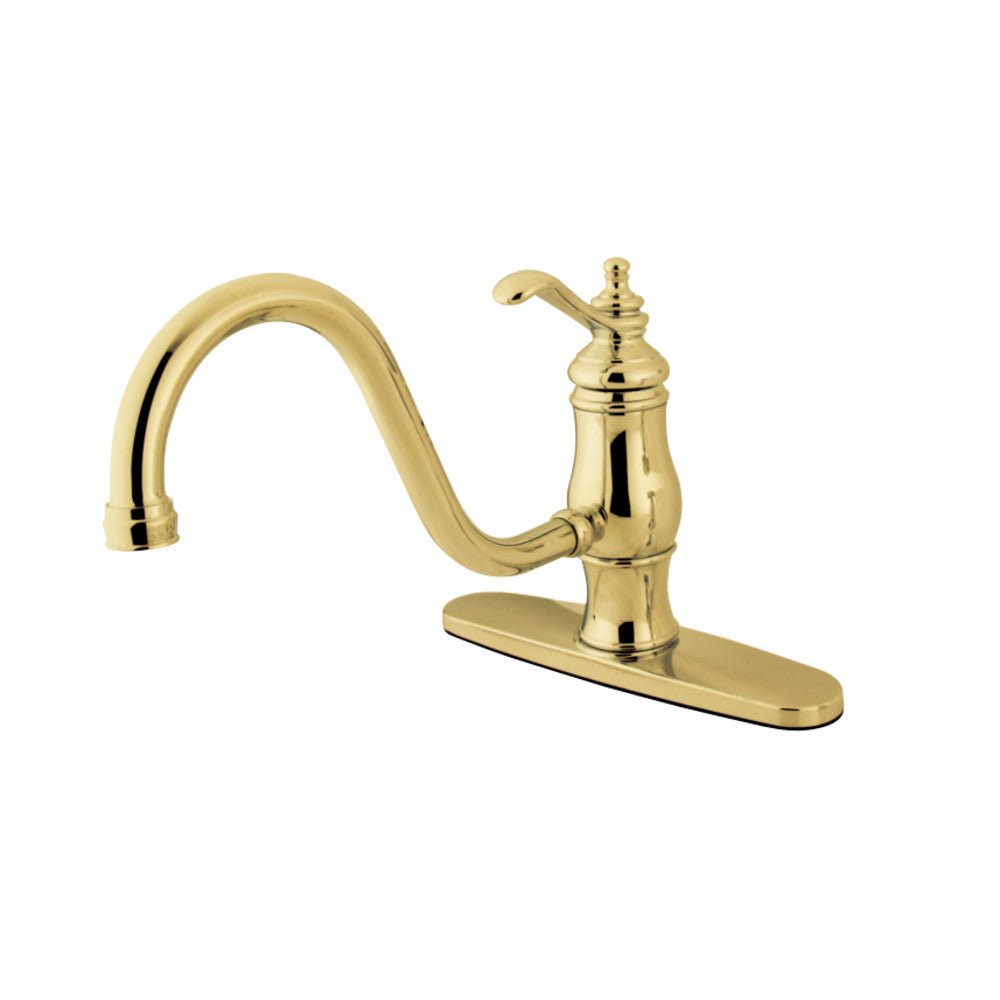 Kingston Brass Heritage Classic Single Handle 8" Centerset Kitchen Faucet