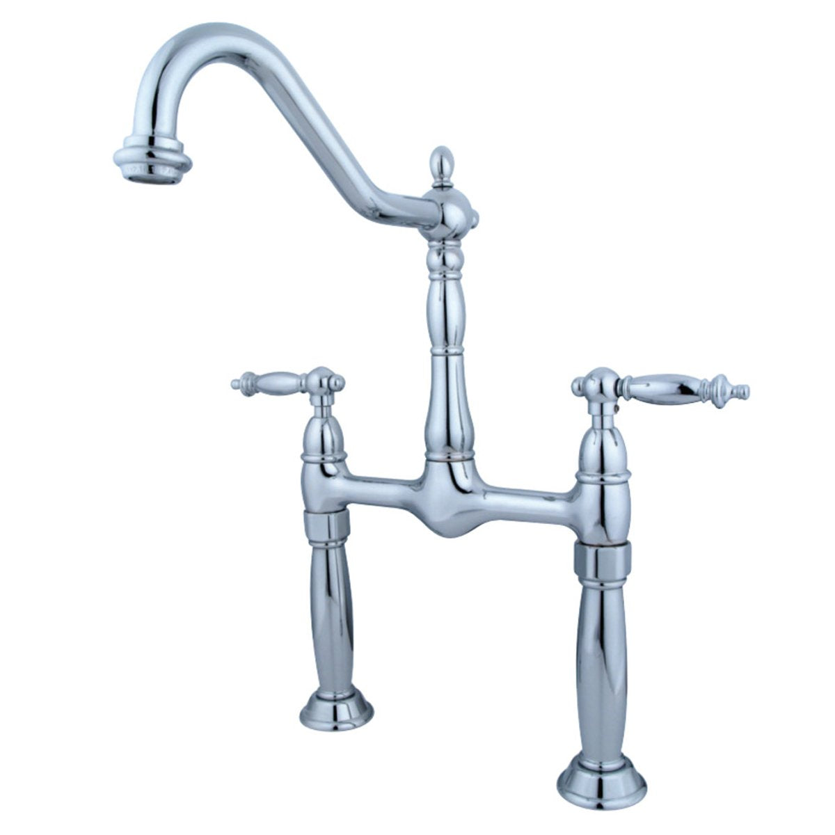 Kingston Brass Victorian 2-Hole Deck Mount Vessel Sink Faucet