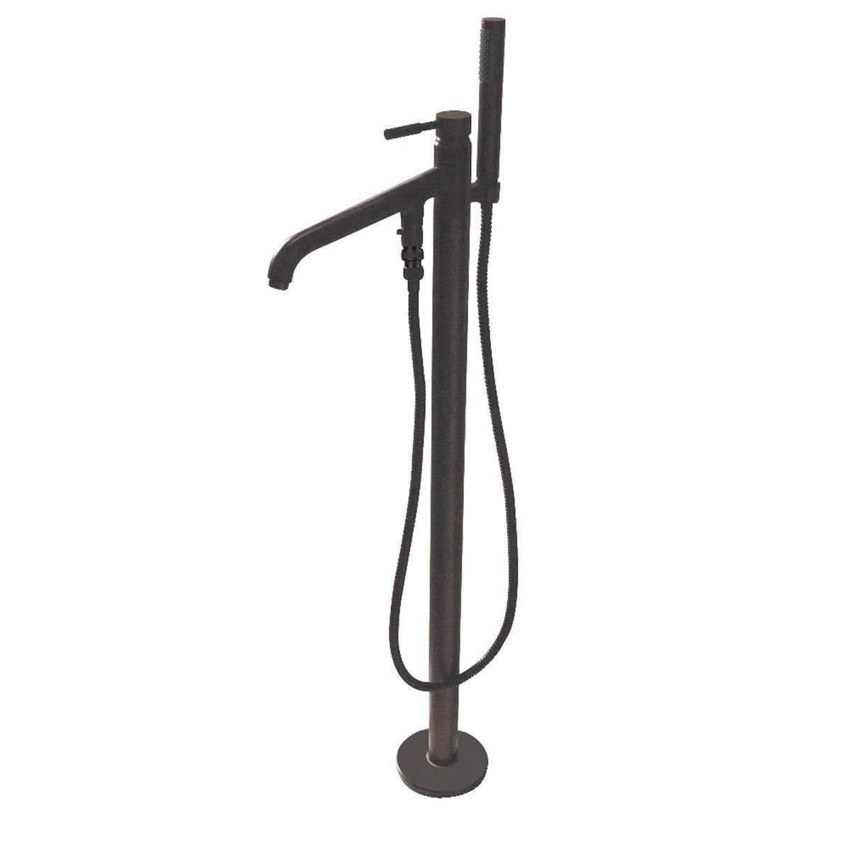Kingston Brass Concord Floor Mount Tub Filler with Hand Shower