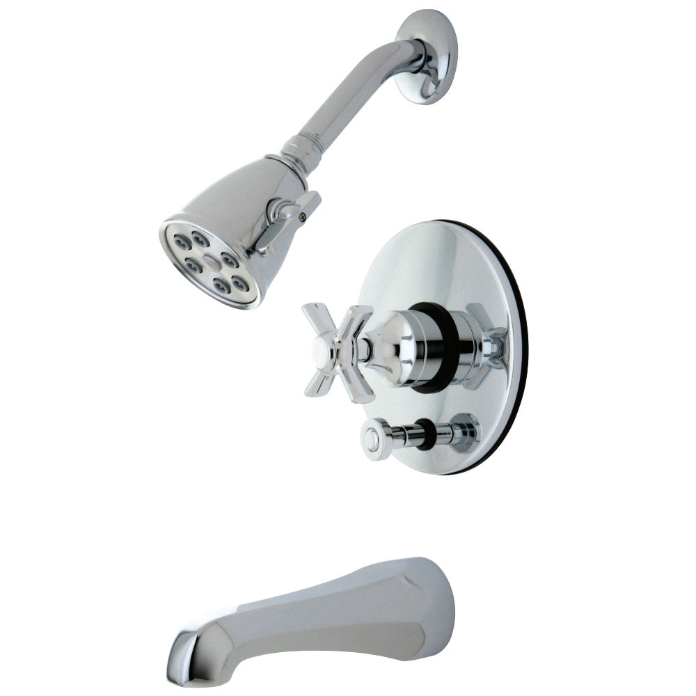 Kingston Brass Millennium Modern Single Hot and Cold Handle Tub/Shower Faucet