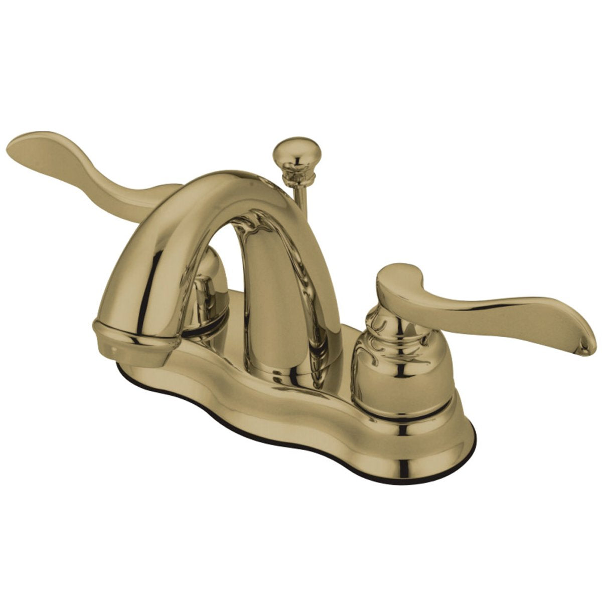 Kingston Brass NuWave French 4-Inch Centerset 2-Handle Bathroom Faucet