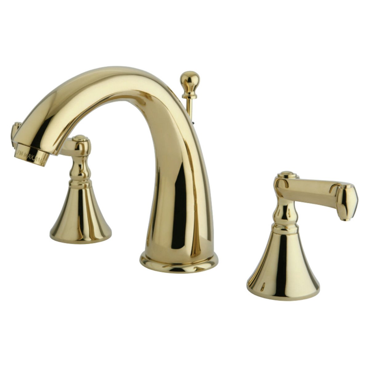 Kingston Brass Royale 8-Inch Widespread 3-Hole Bathroom Faucet