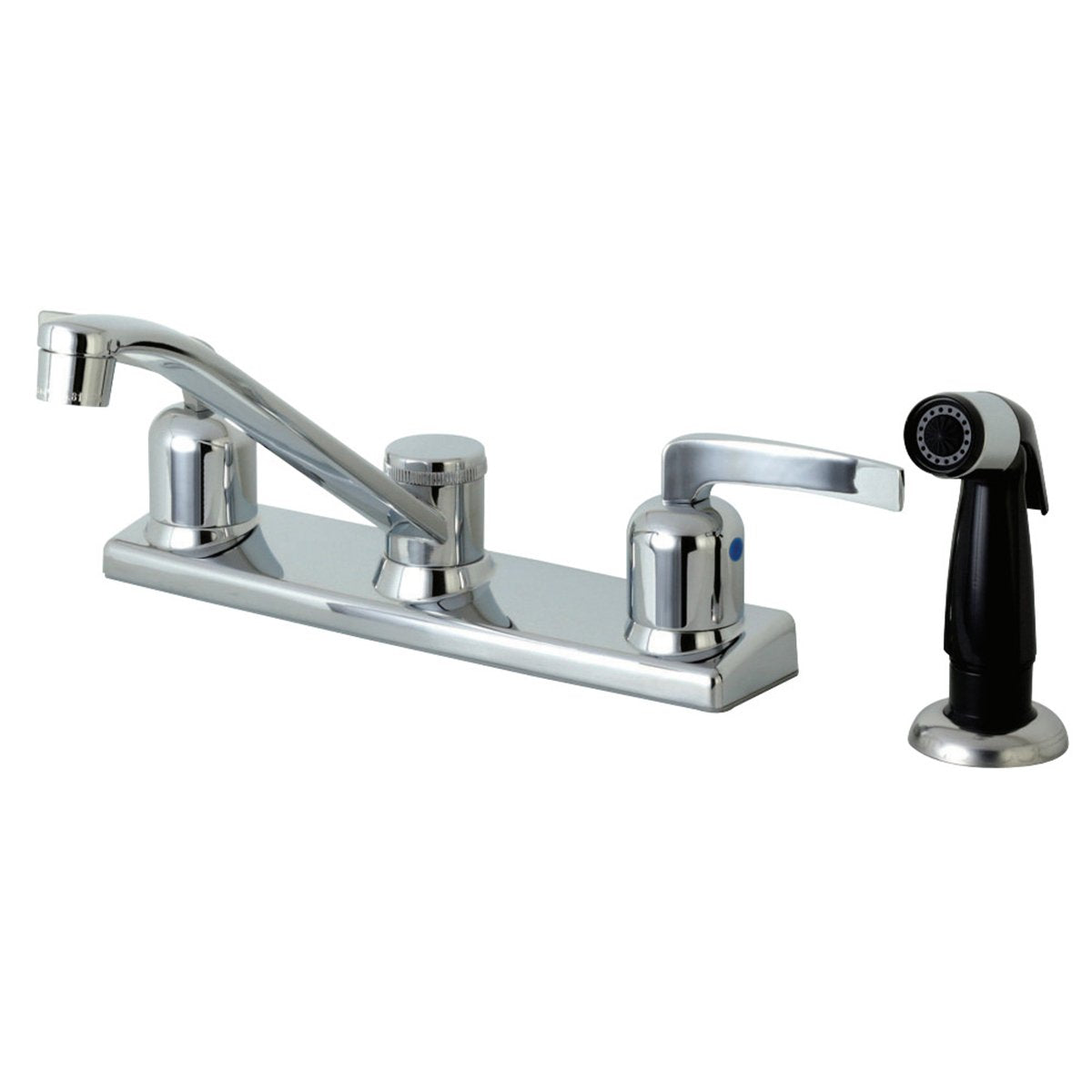 Kingston Brass FB122EFL Centerset Kitchen Faucet in Polished Chrome