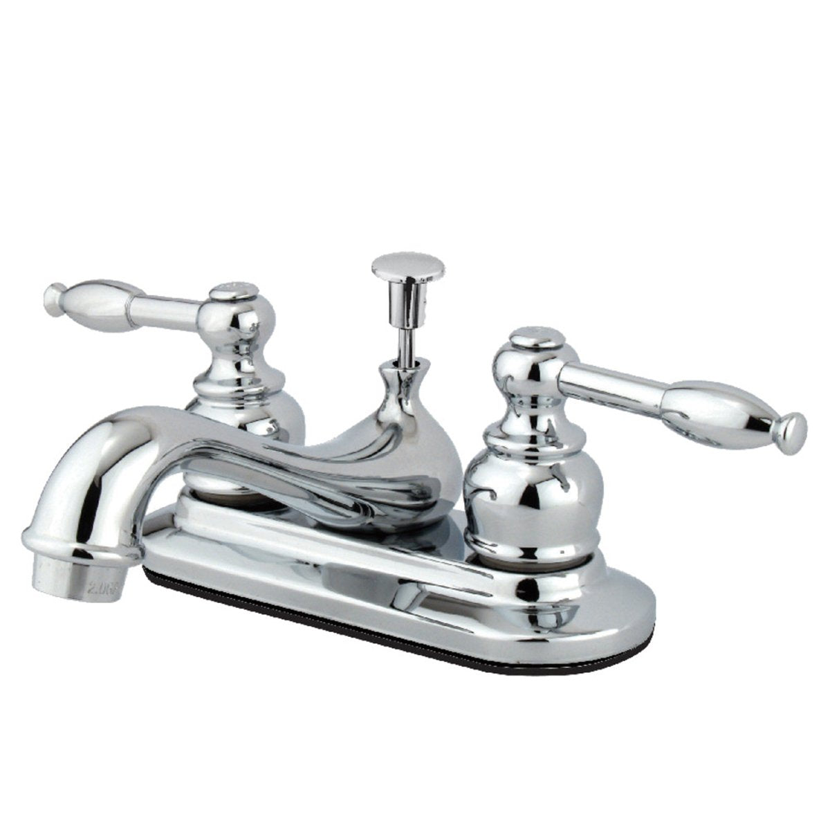 Kingston Brass Knight Deck Mount 4" Centerset Bathroom Faucet