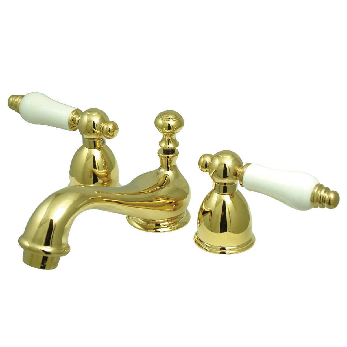 Kingston Brass Vintage Deck Mount Mini-Widespread Bathroom Faucet-DirectSinks