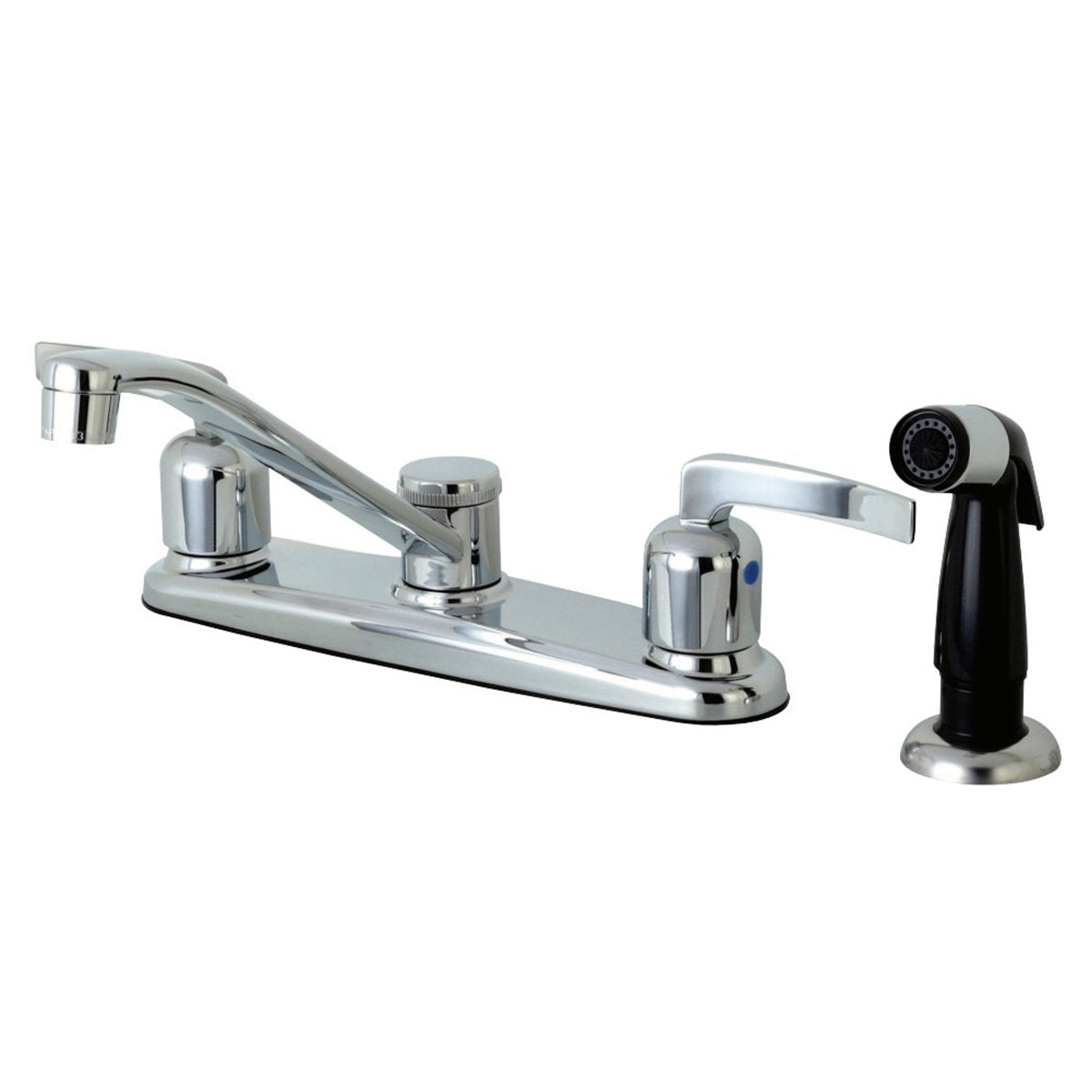 Kingston Brass FB112EFL Centerset Kitchen Faucet in Polished Chrome