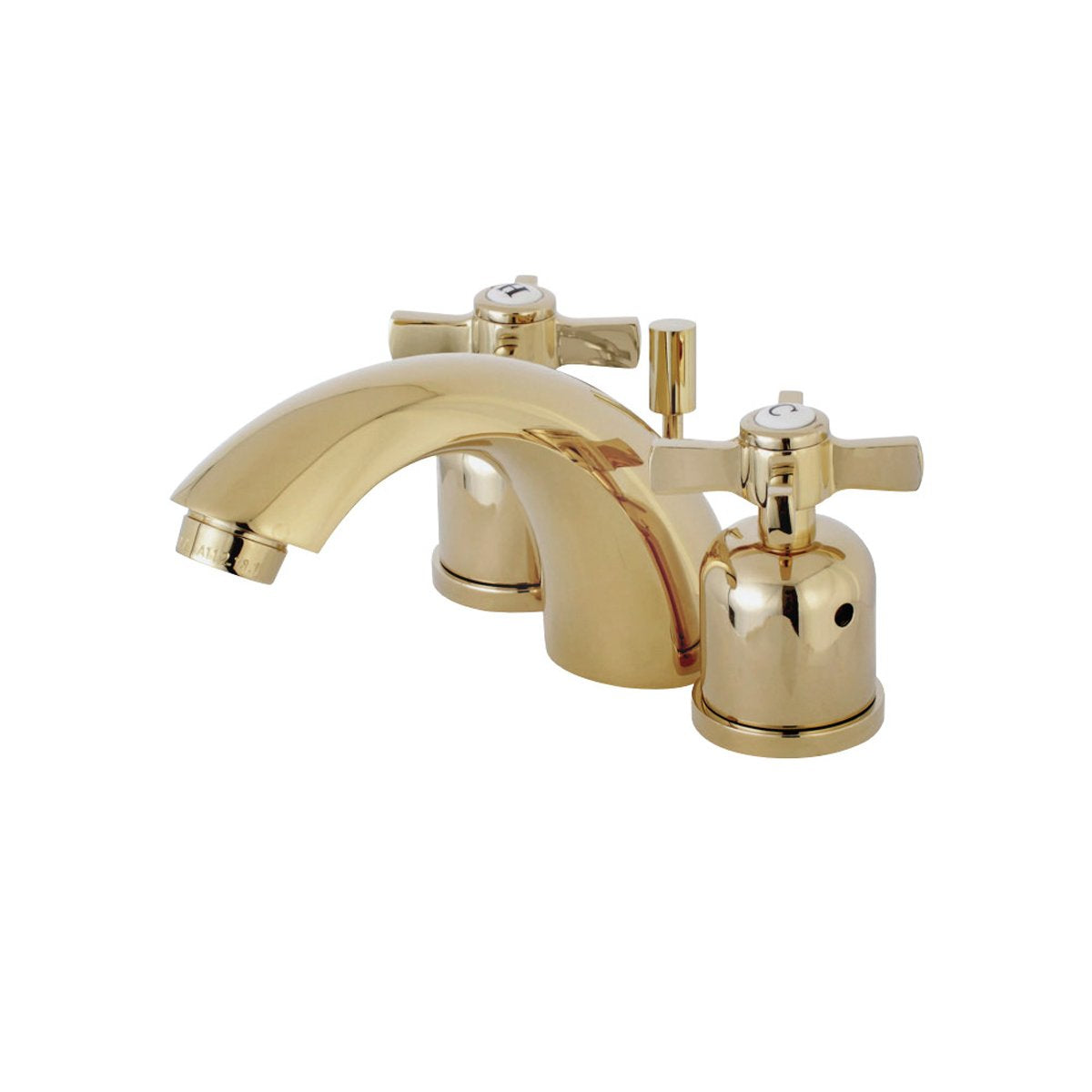 Kingston Brass Millennium Deck Mount Mini-Widespread Bathroom Faucet