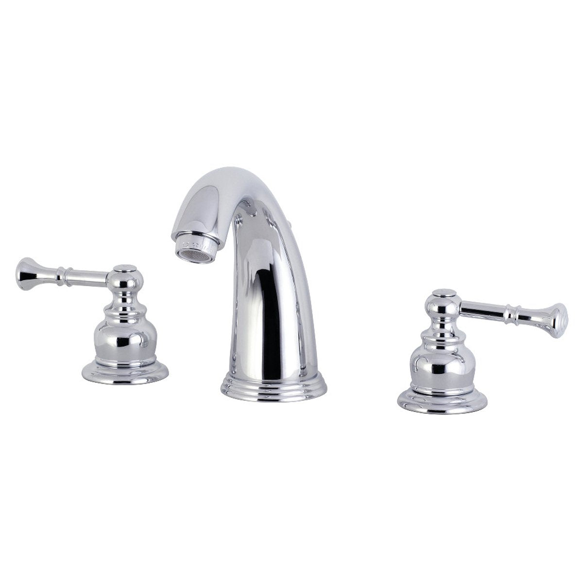 Kingston Brass Naples Deck Mount Widespread Bathroom Faucet