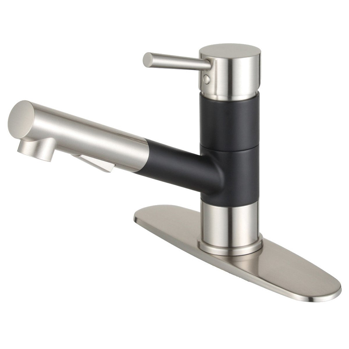 Kingston Brass Gourmetier Concord Single-Handle Pull-Out Kitchen Faucet