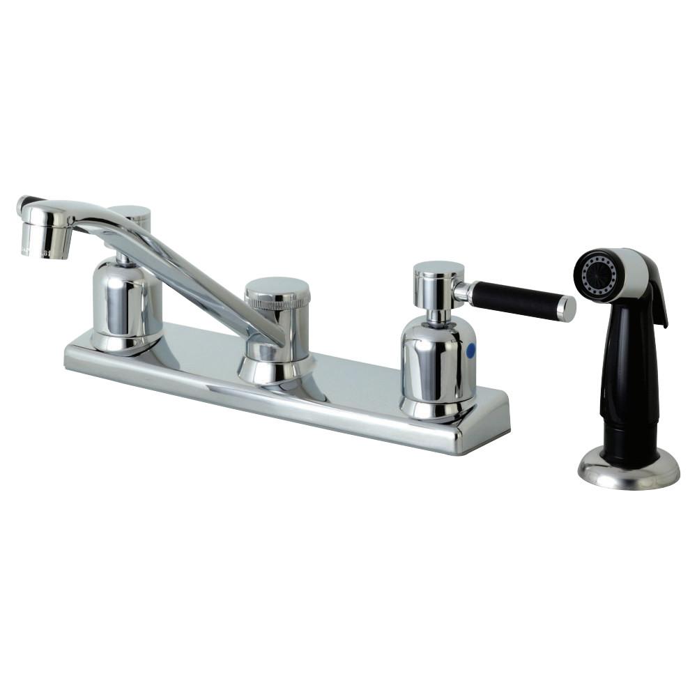 Kingston Brass FB122DKL Centerset Kitchen Faucet in Polished Chrome