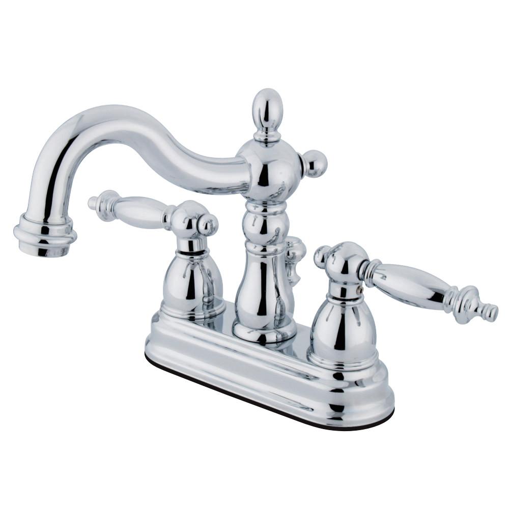 Kingston Brass Heritage 3-Hole 4" Centerset Bathroom Faucet
