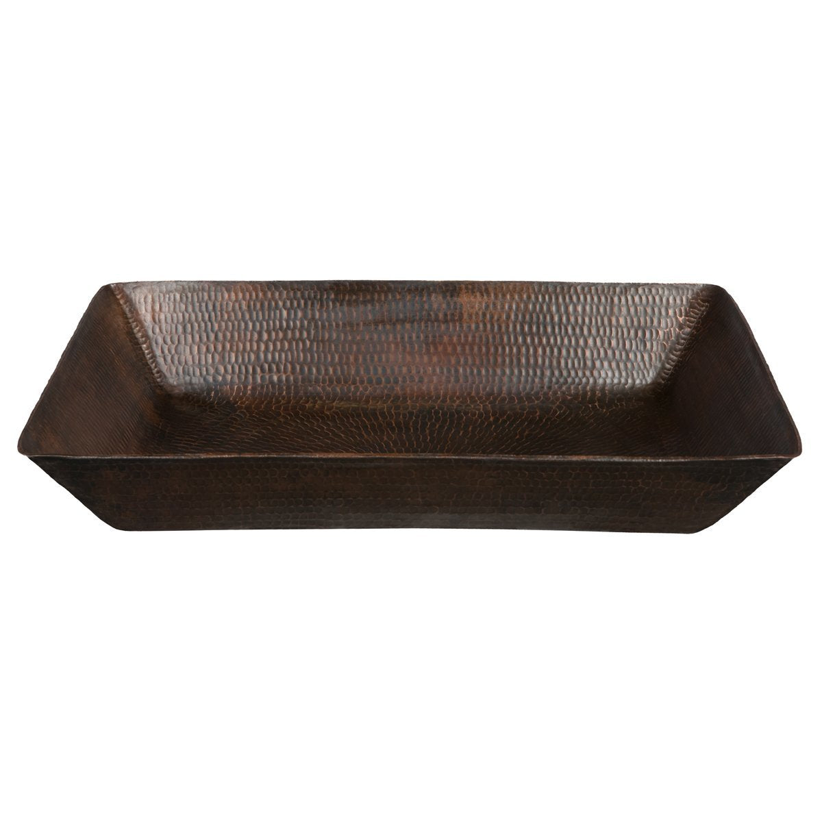 Premier Copper Products 20" Rectangle Vessel Hammered Copper Sink-DirectSinks