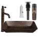 Premier Copper Products - BSP1_VREC2014DB Vessel Sink, Faucet and Accessories Package-DirectSinks